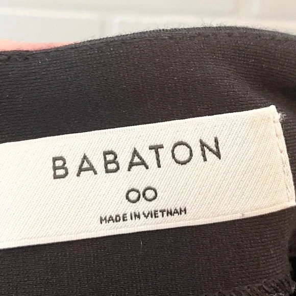 Aritzia Babaton Jethro Skirt Black Mini Asymmetric Size 00 Like new - Picture 9 of 16